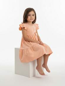 Choose Your Dress 3 Marias Girls' Clothing 100% Cotton Comfortable Children's Dress - V3009 - 查看 2