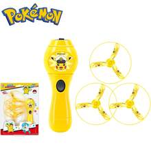 pokemon Pokémon Pikachu Flying Disc Launcher, Outdoor Bamboo Dragonfly Catapult Flying Toy , Birthday Party Gift