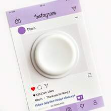 1pc Macaron Colored Silicone Magnetic Air Cushion Stand With Adhesive Backing, Foldable Desktop Support Pad Compatible With IPhone, Android Phone, Gift For Birthday, Family, Friends Gifts Birthday Push-Pull Phone Grip Phone Holder Phone Accessories - Multicolor - View 10