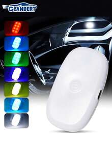 GLANBERT Đèn trần sạc không dây từ tính 8 bóng LED, đa chức năng trang trí nội ngoại thất xe hơi/thuyền/xe kéo/xe RV/xe tải. - A - Xem 2