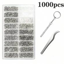 Upgraded Eyeglasses Repair Kit, Includes Screws, Eyeglass Screwdriver, Nose Pads, Earpieces, Sunglasses Tweezers, Eyeglasses & Watch Repair Tools - Multicolor - View 10