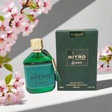 Dumont Nitro Green Eau De Parfum For Men & Women - Vibrant Green Floral Scent, Long-Lasting Fresh Woody Aquatic Musk Fragrance, 3.4fl.Oz Luxury For Day To Night Wear, Modern Elegant With Golden Cap, Versatile For Casual & Formal Occas .The Best Choice For Halloween And Christmas Gifts To Give To Family - Dương xỉ - Xem 6