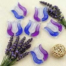 كبسولات مُنظف الغسيل برائحة الورد والليمون، 3 في 1 برائحة الورد النقية، عطر زهري طويل الأمد، مُنعم وتنظيف، عبوة حجم السفر، كبسولات عطر التوليب، 3 في 1 برائحة زهرية طويلة الأمد، رائحة أنثوية وحلم الحديقة، نقية وطويلة الأمد - متعدد الألوان - مشاهدة 2