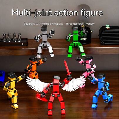 1 Set 2026 Nueva Figura de Acción Transformable de 5ta Generación con Múltiples Articulaciones - Nuevo Juguete Armable DIY Antiestrés - Regalo de Vacaciones - Juguete Antiestrés de Escritorio - Muñeca Autoensamblable y Desmontable - Regalo de Cumpleaños - Regalo Perfecto - Regalo de Año Nuevo