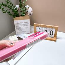 New Matte Pink 2-In-1 Phone Case + Butterfly Heart Bracelet Phone Case, Compatible With Apple 15 Pro Max/14/15 Pro/14 Pro Max/ 13/16 Pro/17, S25/S24/S23/A56/A36, And Other Phone Models - Hot Pink - View 6