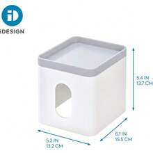 Cosmetic Storage Box & Rack - Blanc mat - Voir 3
