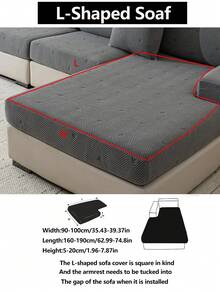 1 tấm bọc ghế sofa Sherpa dày dặn, co giãn, thoải mái, chống trượt, phủ kín toàn bộ ghế sofa, phù hợp cho mọi mùa, chất liệu vải dày dặn, có thể giặt máy, chống bụi, thân thiện với thú cưng, trang trí cho phòng ngủ, văn phòng, phòng khách, phù hợp với ghế sofa góc và ghế sofa hình chữ L. - Màu xám đen - Xem 18