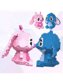 可爱粒子积木玩具 拼装积木玩具 生日礼物 万圣节 圣诞节 迷你桌面摆件 房间装饰 动漫卡通 卡哇伊 节日礼物 手办 动漫手办游戏玩具 - 彩色 - 查看 7