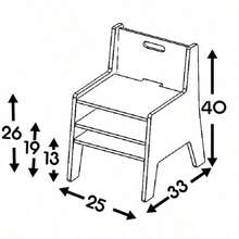 nanu Silla para Niños De Madera Ajustable Montori 6 Meses - Multicolor - Ver 5