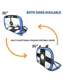 1pc 2-In-1 Mini Portable Foldable Soccer Goal, Soccer Match & Training Frame