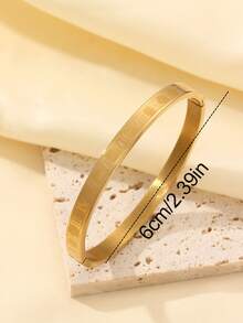 Bộ 5 vòng tay kiểu dáng tối giản, thanh lịch, sang trọng đính sao lấp lánh, chất liệu thép titan cao cấp dành cho nữ. - Vàng - Xem 7