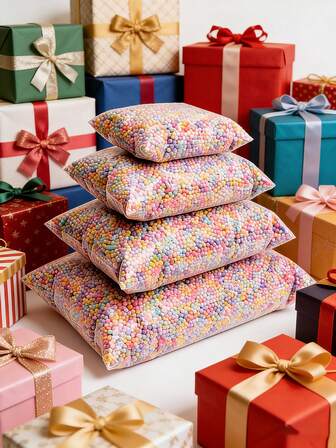 4mm To 6mm Colorful Foam Balls, Suitable As Gift Filler, For Glass Bottle Decoration, Wishing Bottle Decoration, Gift Box Decoration And Various Gifts Filling. Macaron Color Foam Ball Gift Box Filler, DIY Decoration Beads, Spherical, Ideal For Holiday Gifts, Valentine's Day, Mother's Day And Various Parties.