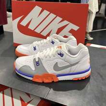 Nike Men's Air Cross Trainer Stylish Simple Sporty Casual Sneakers - White/Gray - View 7