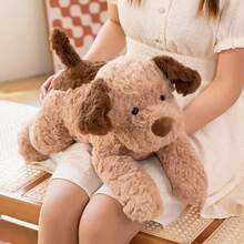 Búp bê chó nhồi bông nằm dễ thương cao 35cm, búp bê chó bông mềm mại nằm, quà tặng sáng tạo, búp bê sinh nhật cho trẻ em, trang trí phòng bé gái, đồ sưu tầm, quà Giáng sinh, quà Ngày Valentine, quà Lễ Tạ ơn. - Nhiều màu - Xem 2