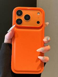 Orange - New Faux Leather Texture