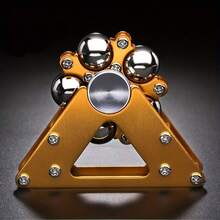 New Ferris Wheel - Unique Gift And Decoration, Rotating Toy, Desktop Decor, Geometric Design, Metal Material, Manual Rotation Spinner, Ideal For Office Workers