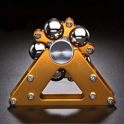 新款摩天轮 - 独特礼品和装饰品，旋转玩具，桌面摆件，几何设计，金属材质，手动旋转，是上班族的理想之选