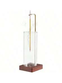 1pc Incense Burner Set, Includes Incense Stick Holder And Detachable Glass Ashtray, Mosquito Repellent Technology, Suitable For Home Decor, Yoga, Spa, Unique Incense Burner, Decor Item, Random Style - Multicolor - View 1