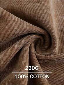 1 Piece, 230g Water Washed, Mushroom Meeting Time To Print T-Shirt, High-Quality Wax Printed Cotton Retro Fashion T-Shirt, Men's T-Shirt, Beach Essential, Men's Summer T-Shirt - 咖啡色 - 查看 5