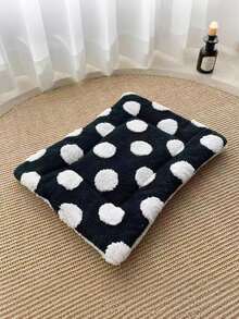 波点宠物垫，适用于中小型犬猫，3种颜色可选，四季通用柔软毛绒宠物床垫，可机洗，适用于狗笼、宠物推车和犬舍。 - 彩色 - 查看 11