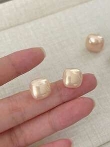 3 Pairs Retro Minimalist Elegant Faux Pearl Stud Earrings Set, Chic Lightweight Earrings Suitable For Women's Daily And Holiday Wear - Nhiều màu 4 - Xem 11