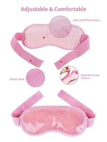 3/4/10件套面部美容护理及按摩工具组合套装 - 面部按摩刮痧板、滚轮、冰敷模具、眼部冷热敷面膜、洁面刷、海绵、发带、腕带、洗漱包、化妆包 - 送给学生、妈妈、姐妹的绝佳礼物 - 彩色 - 查看 5