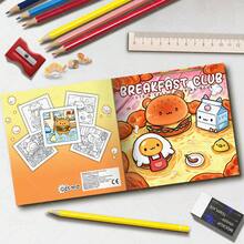 Sách tô màu Breakfast Club Bold & Simple, 24 trang, giấy dày cao cấp, sách tô màu dành cho người lớn, quà tặng Giáng sinh, Halloween, sinh nhật, Ngày thiếu nhi, đồ dùng học tập, sách tô màu thư giãn với thiết kế táo bạo và tối giản. - Câu lạc bộ bữa sáng - Xem 4