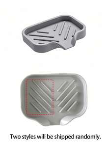 Plato de jabón de silicona, alfombrilla de drenaje para baño, inodoro, cocina, bandeja de almacenamiento, soporte de jabón autoescurriente, perfecto para el Día de San Valentín, boda, cumpleaños y decoración del hogar de verano. Adecuado para el hogar, dormitorio y escuela. Excelente para colocar en el mostrador del baño, el fregadero y el mostrador de la cocina. Unisex. - Multicolor - Ver 10