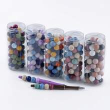 A Mix Of 36 12mm Silicone Beads, Suitable For DIY Jewelry Bracelet Making As Well As Earrings, Necklaces, And Other Decorative Accessories - Multicolor - View 3
