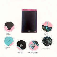 8.5 Inch Color LCD Writing Tablet - Erasable Drawing Board, Suitable For Teenagers' Art, Great Gift For Easter, Christmas, Birthday - Available In Light Blue, Pink, Red, Blue, Black, Green - Multicolor - View 8