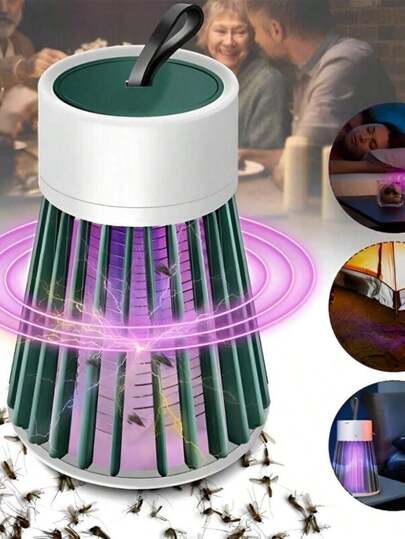Luminária Led Mosquiteiro Lâmpada Elétrica Mata-Mosquitos Luz UV Armadilha Insetos Repelente Dengue