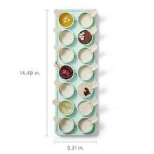 Rabbit Jelly Shots - Molde comestible para cocteles de silicona con cucharas reutilizables incluye recetas de coctel hace 14 chupitos de gelatina 14.5 x 1.5 x 5.3 pulgadas - Varioscolores - Ver 2