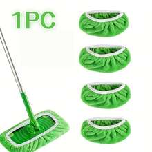 5-Piece Set Of Heavy-Duty Reusable Mop Pads (Excluding Mop) -10.8-Inch Oversized Washable Microfiber Cleaning Pad, Suitable For Both Dry And Wet Cleaning Replacement Pads For Hardwood, Ceramic Tiles, And Vinyl Flooring (5-Piece Set), Compatible With Multiple Mop Machines, Wear-Resistant Fabric Structure, High-Quality Materials, Suitable For Busy Families To Use ZZ8J - 藍色 (27.5*15.5吋) - 查看 14
