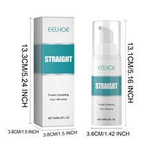 Straightening & Repair Hair Mousse With Collagen - Smoothens Frizz & Repairs Damage, Hydrates & Nourishes Dry Hair For Silky, Shiny & Manageable Locks