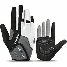 Guantes de Ciclismo para Hombres y Mujeres con Almohadilla de Gel Absorbente de Golpes de 5 mm, Guantes Antideslizantes de Medio Dedo para Bicicleta MTB, Bicicleta y equitación - Rosa - Ver 9