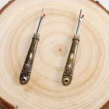 1pc Of Vintage Sewing Thread Clippers - Comfortable Ergonomic Handle, Floral Design With Red Accents, Available In Multiple Colors, Suitable Sewing, Embroidery, And Handmade Production - Nhiều màu - Xem 7