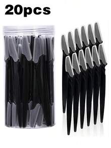 20件/10件装多色眉形修容刀套装，女士眉形修整工具，眉刀，去痂器，体毛修剪器和面部及眉毛剃毛器套装，便携式男女通用脱毛器，男女通用面部剃毛器，女士美容工具，化妆，价格实惠，房间装饰 - 彩色 - 查看 15