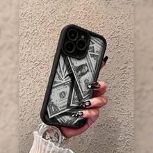 Funda para teléfono compatible con iPhone 17 aire/16/15/14/13/12/11. Profesional máximo 14/15/16 Además, 16E, 12/13mini, X/XS/XR/XSMax, compatible con Samsung Galaxy. A03/A03S/A04/A04E/A05/A05S/A06/A12/A13/A15/A16/A21S/A24/A25/A32/A34/A35/A54/A55, S20/S21/S22/S23/S24 FE/Plus/Ultra, F15, M35/M55, Note20/Note20Ultra Funda para teléfono, carcasa suave de TPU, protección total antideslizante y anti-caída, serie Sky Eye, carcasa suave de TPU, estilo coreano minimalista - Negro - Ver 4