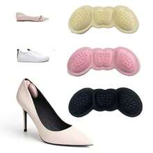 QKC 10 Pairs Shoe Heel Grips Pads, Suitable For Loose Shoes, Comfortable Heel Cushions For Men And Women, Filling Inserts To Improve Shoe Fit And Prevent Slipping, Blisters