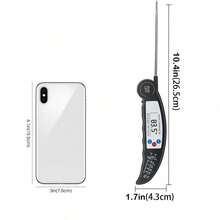 Digital Instant Read Food Thermometer, Super Fast Cooking Food Thermometer With Foldable Probe, Calibration Function, Suitable For Meat, Milk, Candy, Grill, Smoker, Kitchen Tool Accessory - Multicolor - View 4