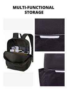 CAMEL CROWN Foldable Large Capacity Travel Backpack, Short Trip Fitness Storage Bag - Black - View 6