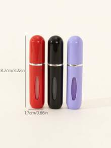 3pcs Mini Refillable Travel Perfume Atomizer Set - Cologne Spray Bottles, Small Portable Sprayer For Liquid Dispenser - Multicolor - View 11
