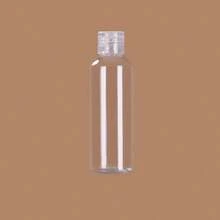 透明可再填充瓶，50ml/100ml 大容量按压瓶，带蝴蝶盖，不泄漏，1/3/5/10 件便捷套装，PET 化妆品翻盖小瓶，可重复使用的美容收纳工具，适合旅行、节日、男女、礼物 - 無色 - 查看 9