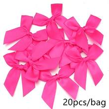20pcs/Pack Polyester Oblique Tail 8cm Big Bow Tie, Gift Packaging Clothing Shoes Jewelry Making Accessories, Holiday Party Decoration Bow Tie - Diagonal Bow - View 16