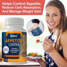 Appetite Control Formula - With Vitamin C, Chitosan, Gymnema Sylvestre & Garcinia Cambogia - Supports Metabolism & Energy Balance - 120 Capsules - 1 瓶 - 查看 1