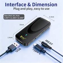 A Android TV STICK RK3518 Chip Cotex A53 CPU Mail 450 MP2 GPU 4G / 5G Wifi HDR + 8K AVE System Android 14 Memory 64G Support Multiple Language Suitable For Daily Family Life - Black - View 8