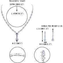 Women Jewelry Sets - 亮銀色調 - 查看 5