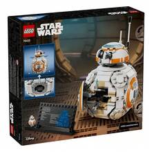 LEGO Bloques de construcción Star Wars BB-8 R2-D2 Robot, adecuados para niños y niñas mayores de 10 años, se pueden jugar y exhibir, con cabeza giratoria y acción de brazo ardiente, regalo de cumpleaños ideal, 75452 - 75452 - Ver 9