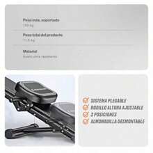 BODYTRAINER Banco Ajustable Para Ejercicios Multifuncional Con Bandas Elásticas Incorporadas Banco Fitn Plegable Ideal Ejercicio en Casa Con Pantalla - Multicolor - Ver 5