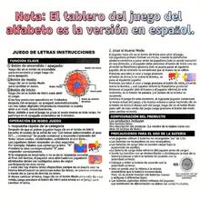 Juego interactivo para aprender el alfabeto: 2 modos de juego (modo de 10 segundos y modo bomba) perfectos para fiestas | Incluye 36 divertidas tarjetas con escenas | Ideal como regalo familiar, regalo de Navidad o detalle para fiestas | Apto para mayores de 3 años, regalo educativo para cumpleaños/fiestas, aprendizaje temprano, bonito diseño, construcción resistente, niños en edad preescolar, formas divertidas, herramienta de aprendizaje familiar. - Rojo - Ver 11